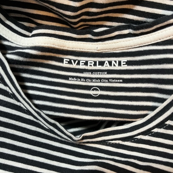 Everlane The Cotton Striped Tee Dress - Picture 4 of 5